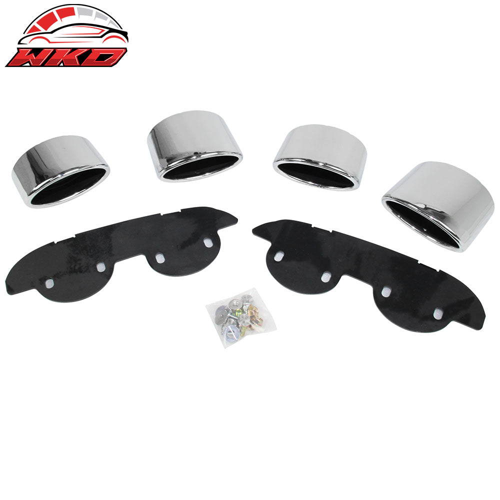 Fits 19-22 Toyota Corolla Rear Lip Diffuser & Apron & Muffler Tip Painted #218