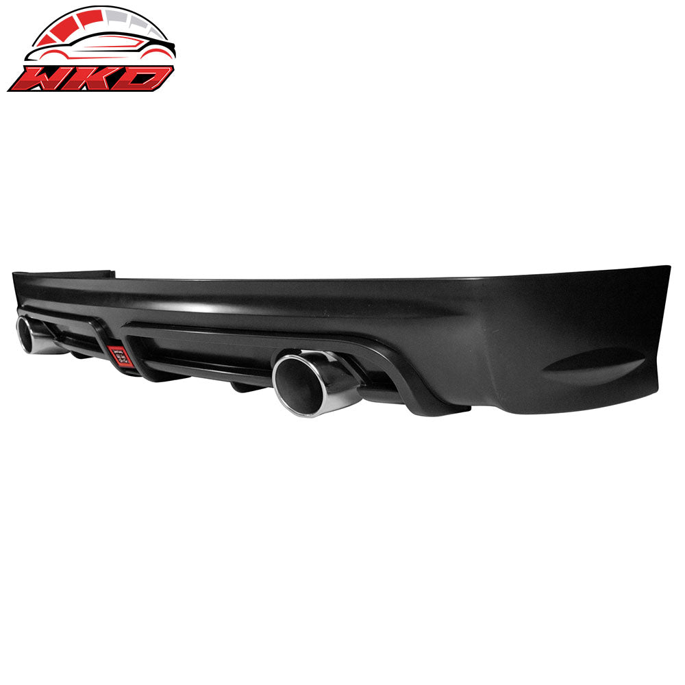 Fits 06-11 Civic Mugen RR Twin Outlet Rear Bumper Diffuser Smoke 3rd Brake Light