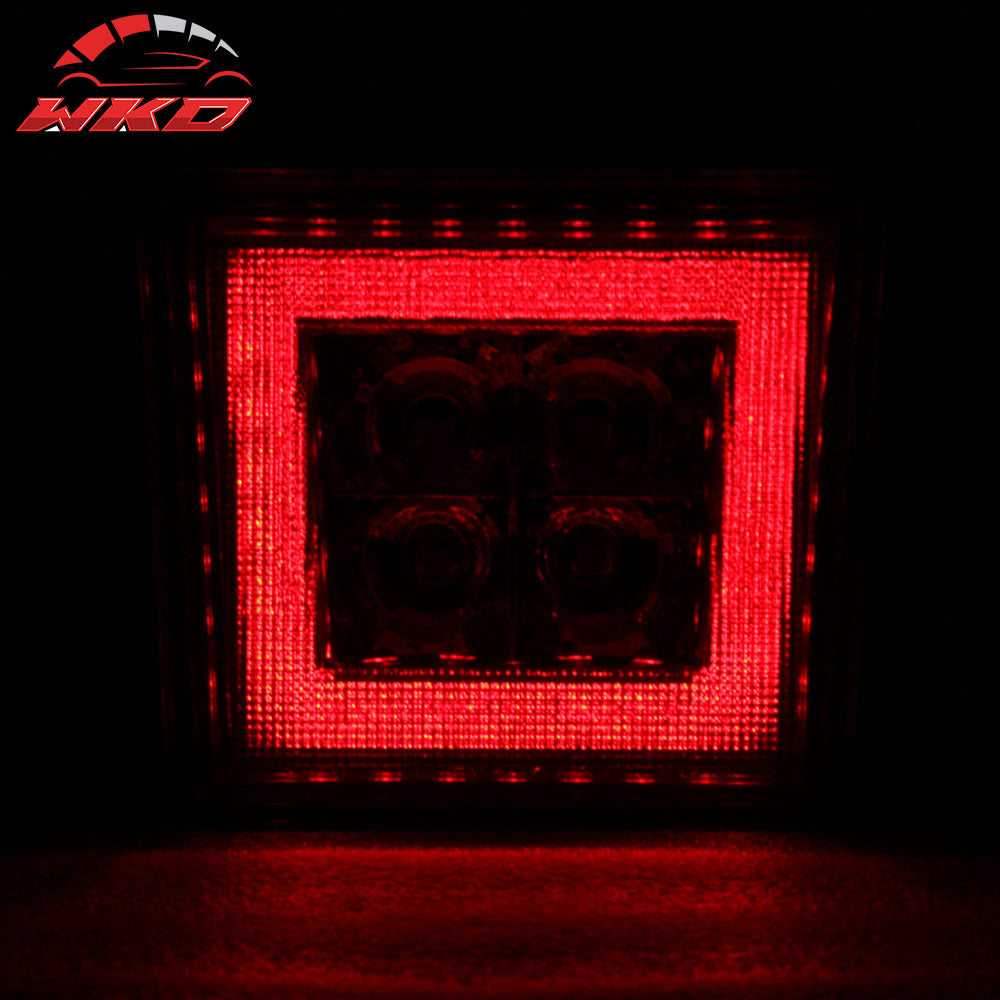 Fits 06-11 Civic Mugen RR Twin Outlet Rear Bumper Diffuser Smoke 3rd Brake Light