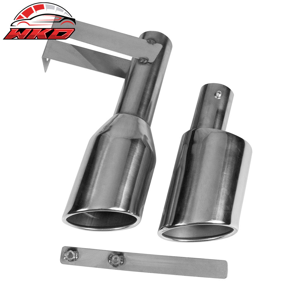 Fits 06-11 Civic Mugen RR Twin Outlet Rear Bumper Diffuser Smoke 3rd Brake Light