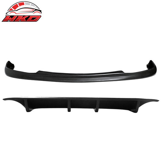 2009-15 Nissan Maxima Sedan MDP Style Rear Diffuser Lip + Front Bumper Lip PU | Wholesale