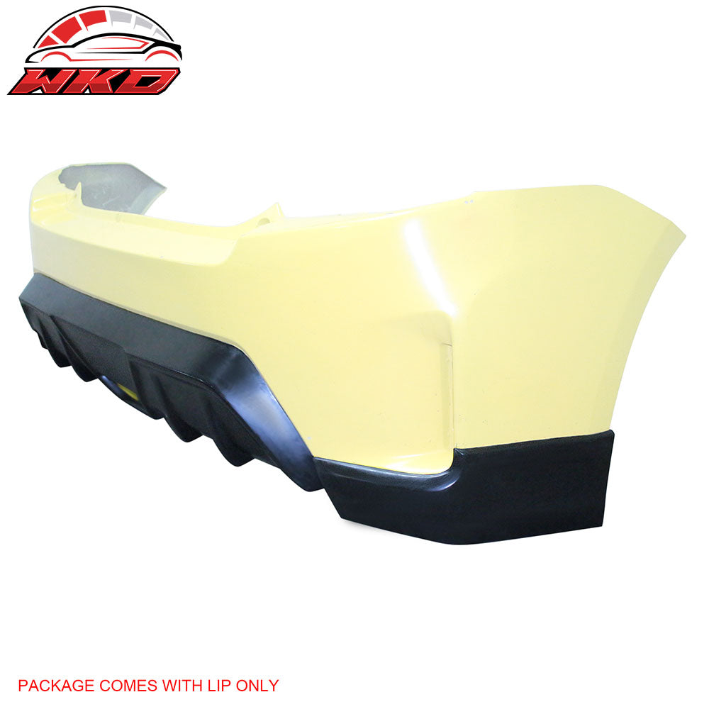 Fits 14-16 Scion tC Ikon Style Rear Bumper Diffuser + Side Aprons Unpainted PU