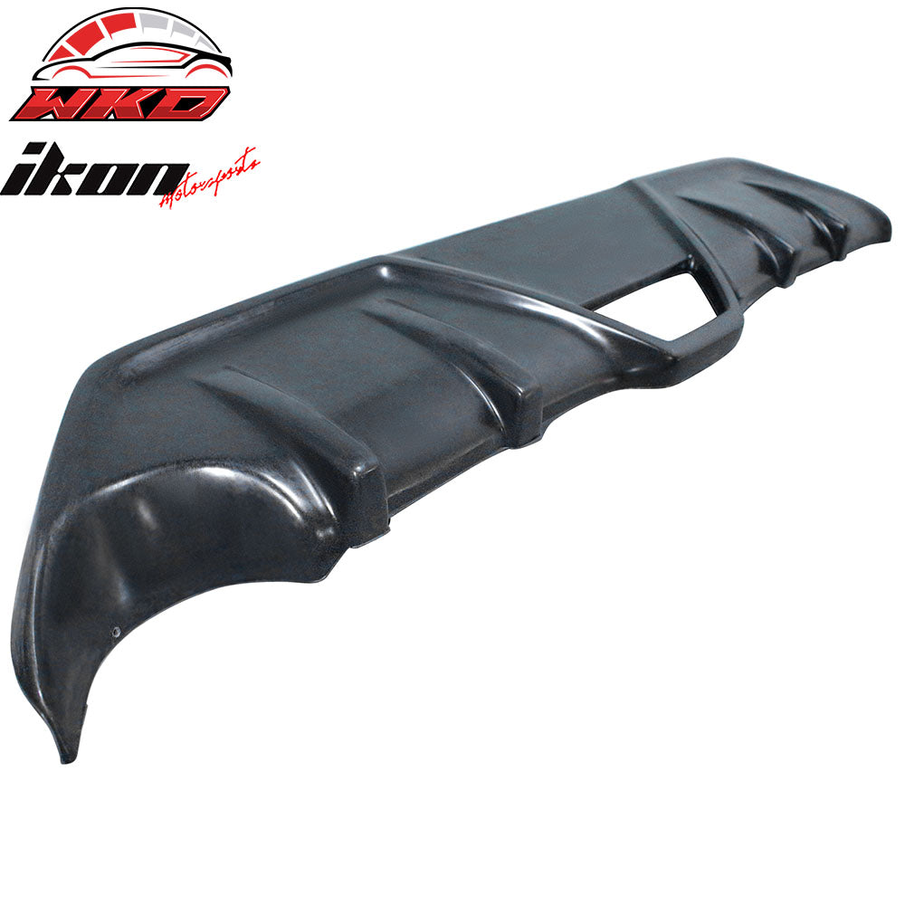 Fits 14-16 Scion tC Ikon Style Rear Bumper Diffuser + Side Aprons Unpainted PU