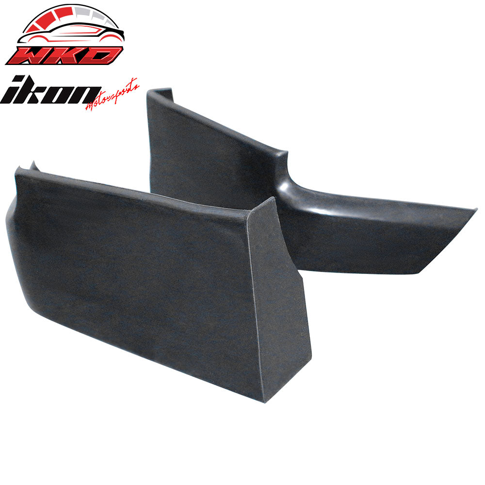 Fits 14-16 Scion tC Ikon Style Rear Bumper Diffuser + Side Aprons Unpainted PU