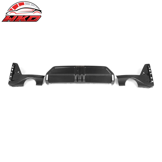 23-26 BMW G20 3 Series M Performance Style Rear Lip Dry Carbon Fiber 3PCS | Wholesale
