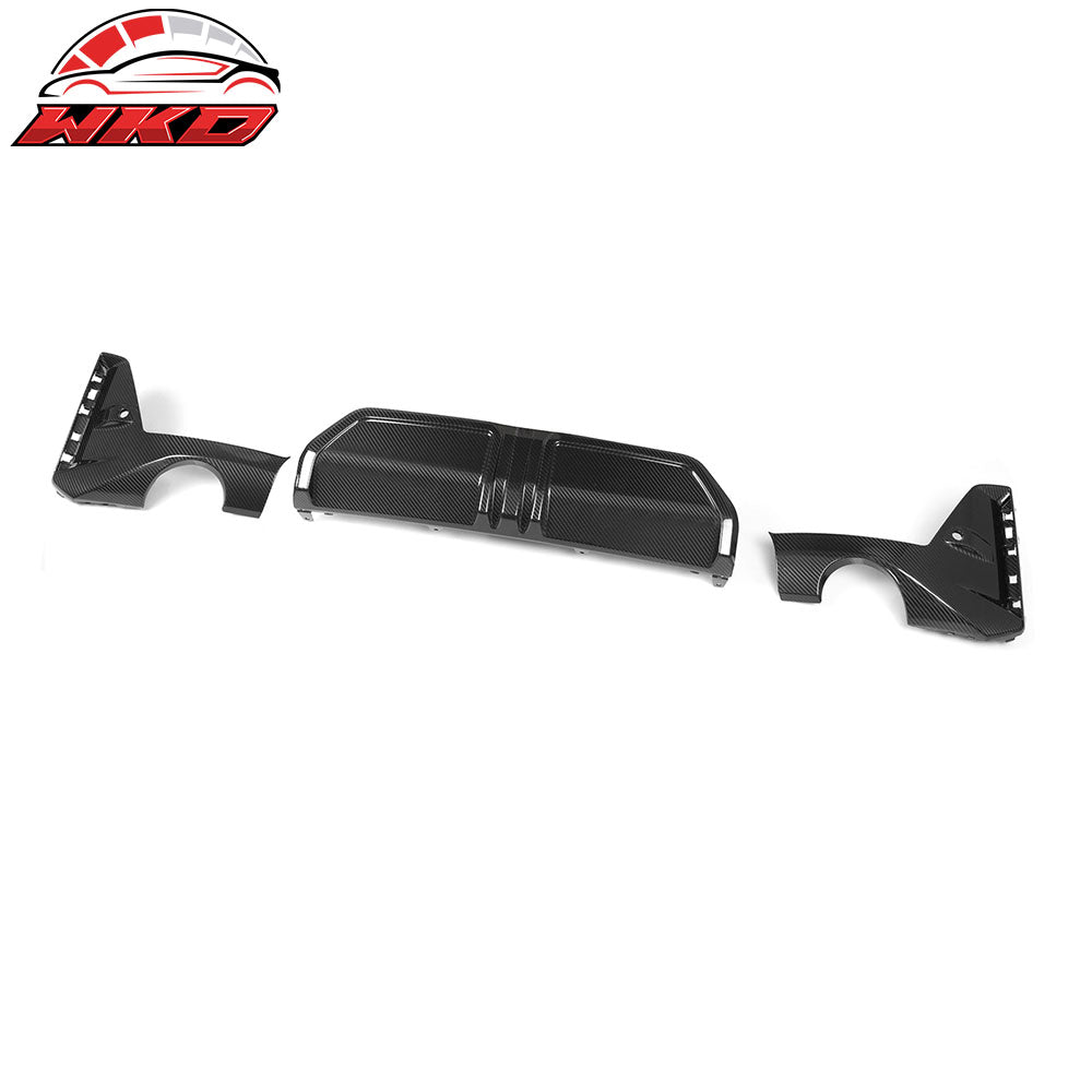 Fits 23-26 BMW G20 3 Series M Performance Style Rear Lip Dry Carbon Fiber 3PCS