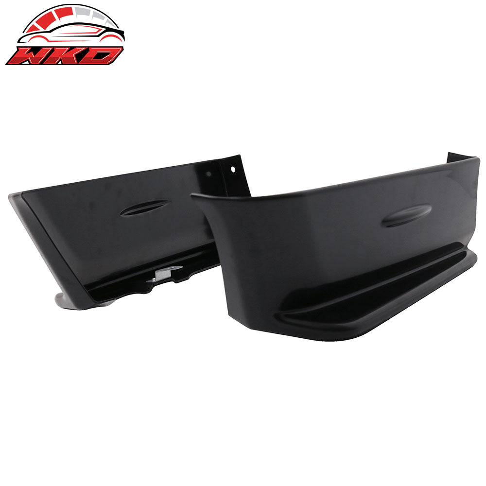 Fits 15-21 Subaru WRX STI MP Style Rear Bumper Lip Apron 2Pc Spats Unpainted ABS