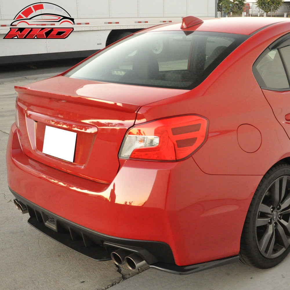 Fits 15-21 Subaru WRX OE STI Style Rear Spat Valance Lip ABS