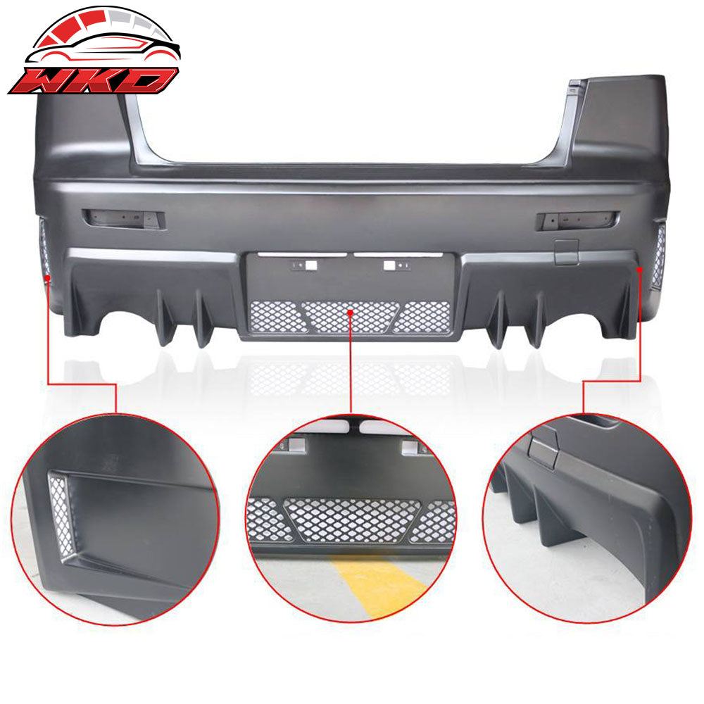 Fits 08-15 Mitsubishi Lancer FQ FQ440 Style Rear Lower Bumper Cover Conversion