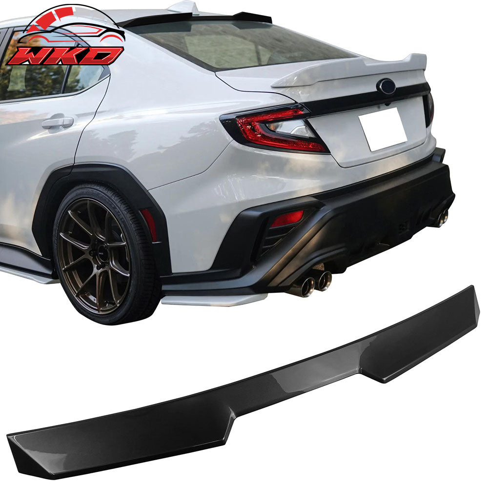 Fits 22-25 Subaru WRX 5th V Style Rear Roof Spoiler Painted #P8Y Magnetite Gray