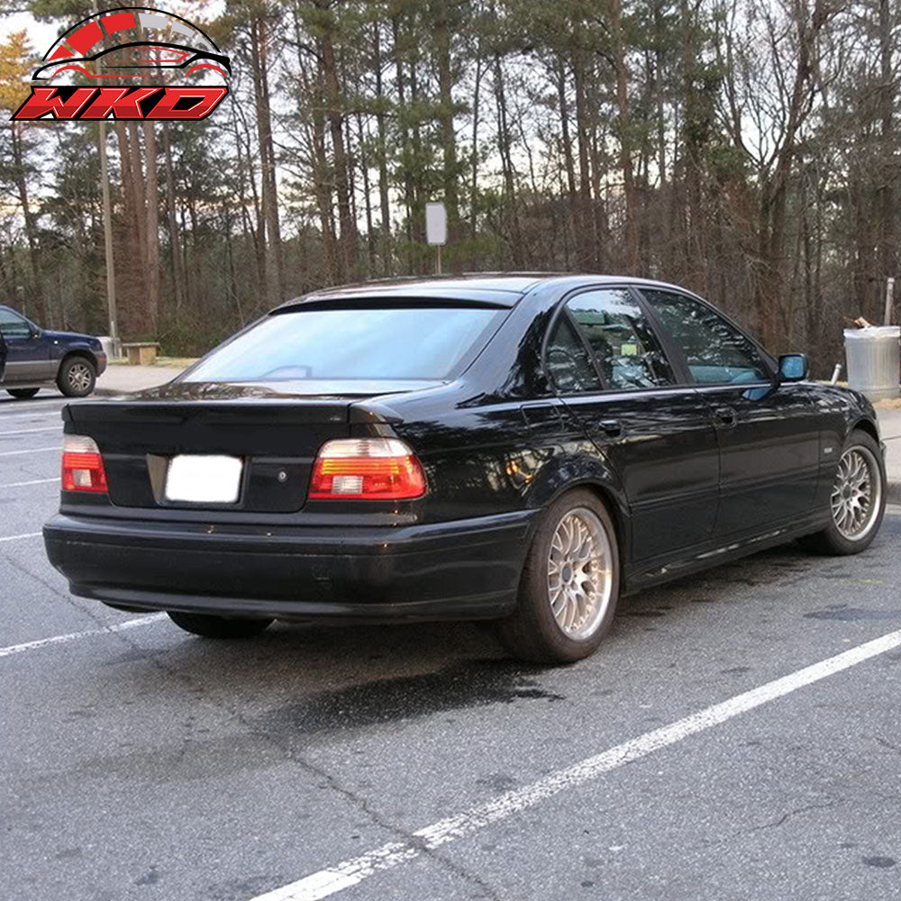 Fits 97-03 BMW E39 5 Series & M5 Sedan AC Style Rear Roof Spoiler Unpainted Gray