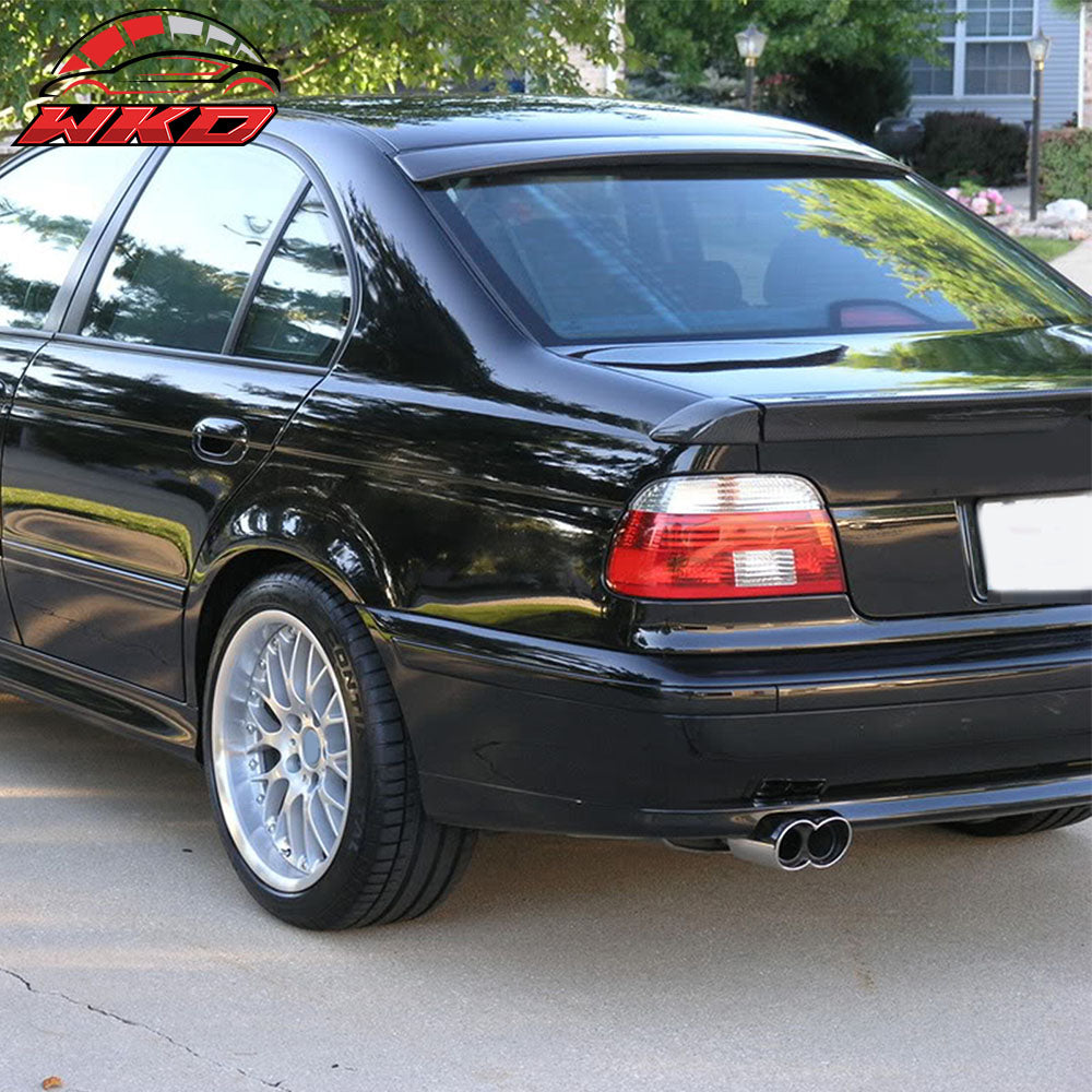 Fits 97-03 BMW E39 5 Series & M5 Sedan AC Style Rear Roof Spoiler Unpainted Gray