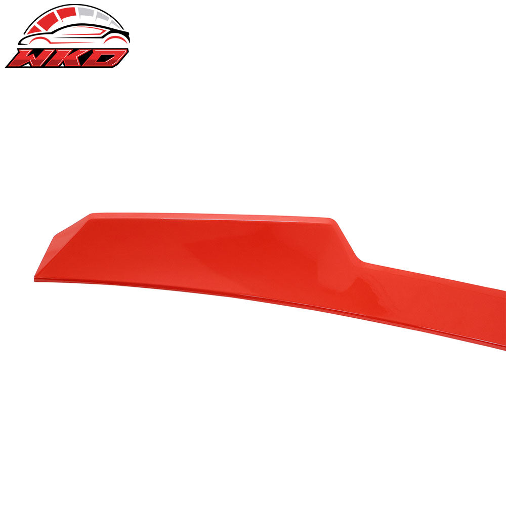 Fits 22-25 Subaru WRX 5th V Style Rear Roof Spoiler Painted #DCK Ignition Red