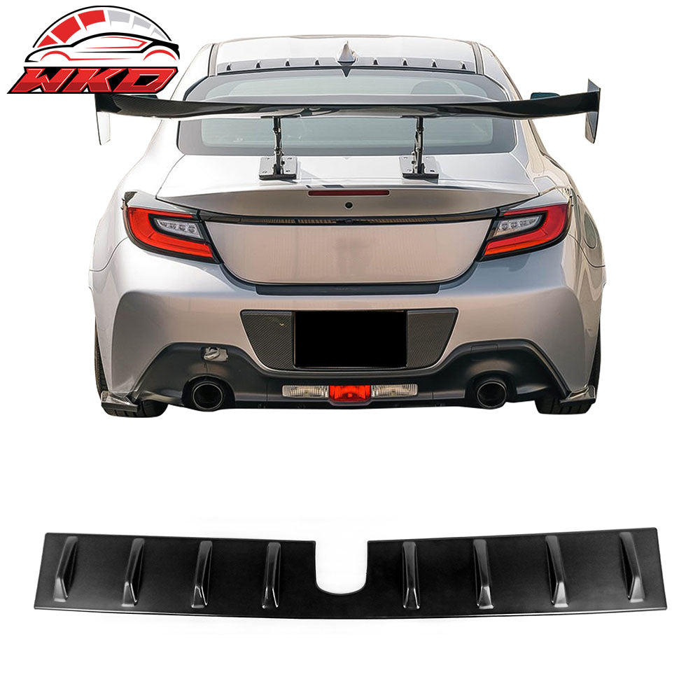 Fits 22-26 Toyota GR86/Subaru BRZ Rear Roof Window Spoiler Wing ABS Unpainted
