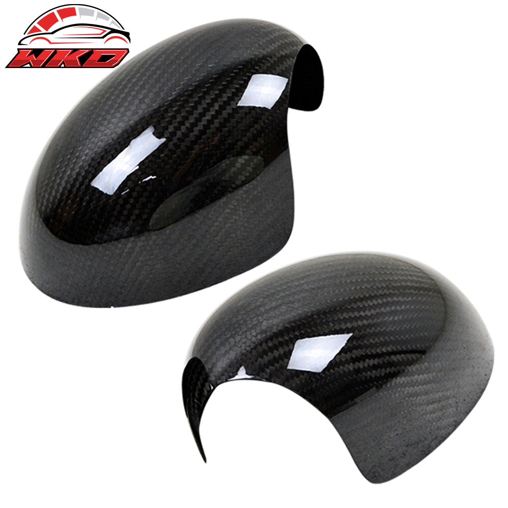 Closeout! Fits 07-13 Mini Cooper R56 Rear Side Mirror Cover Guard Carbon Fiber