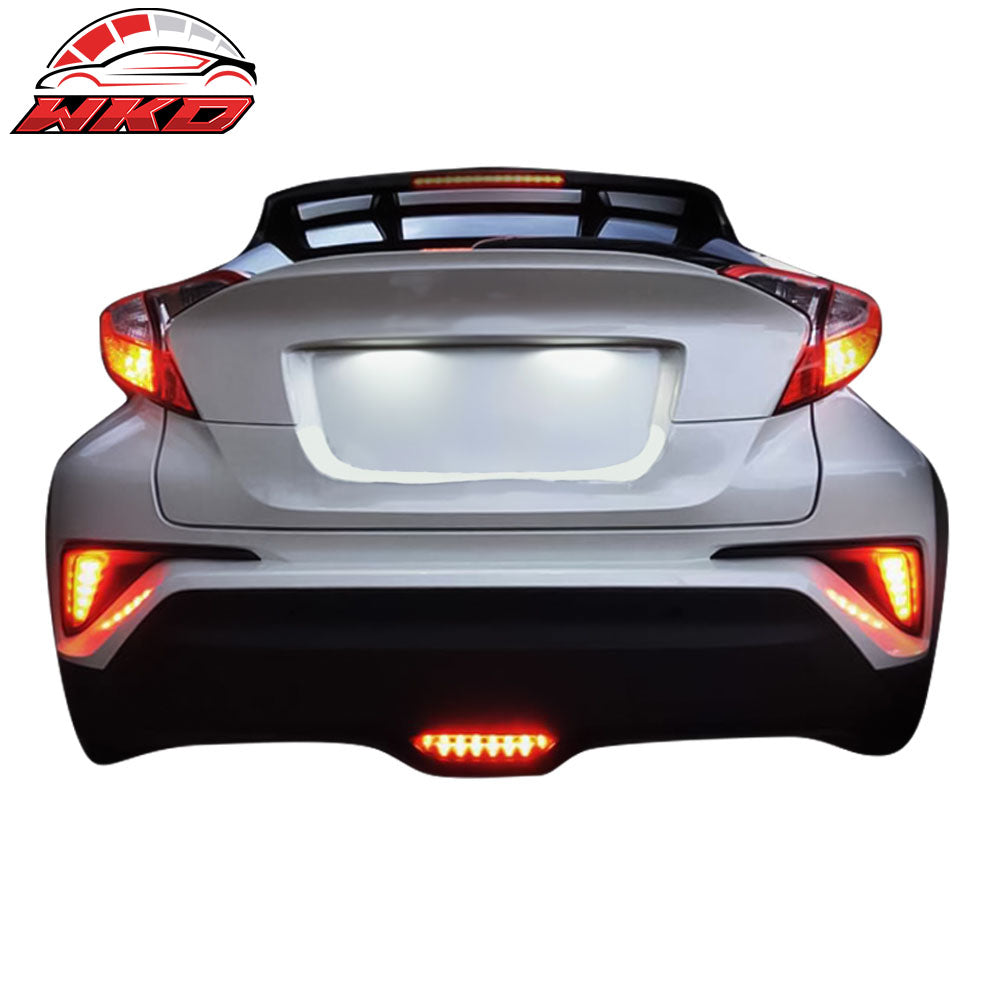Fits 18-22 Toyota CHR C-HR LED OE Rear Bumper Side Reflectors Lights Tail Lights