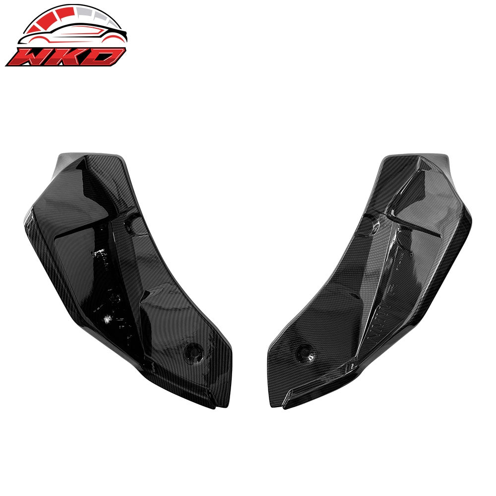 20-26 Toyota GR Supra A90 A91 Rear Bumper Splitters AG Carbon Fiber Print | Wholesale