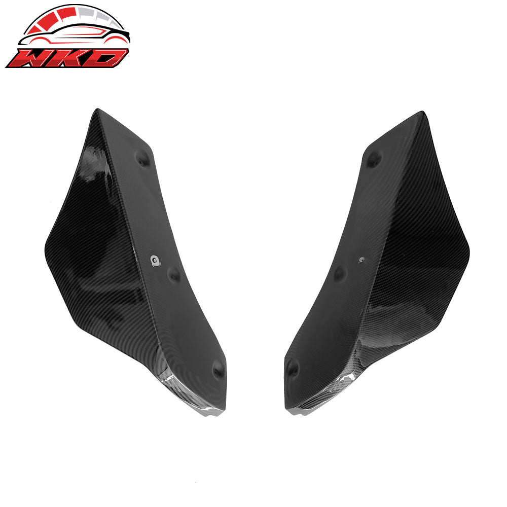 Fits 20-25 Toyota GR Supra A90 A91 Rear Bumper Splitters AG Carbon Fiber Print