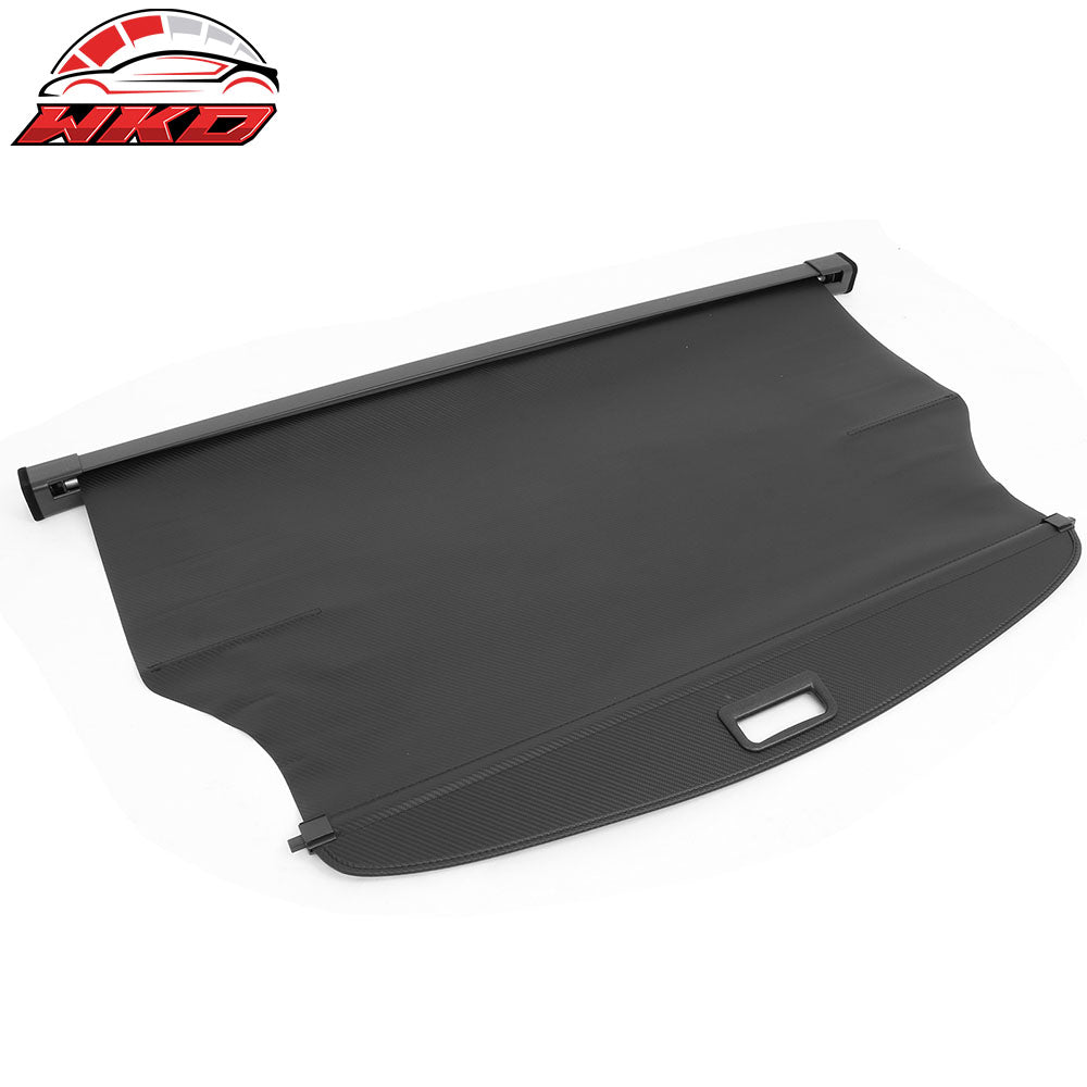 Fits 22-25 Kia EV6 Retractable Rear Trunk Cargo Cover Shade Carbon Fiber Print