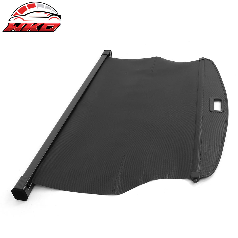 Fits 22-25 Kia EV6 Retractable Rear Trunk Cargo Cover Shade Carbon Fiber Print