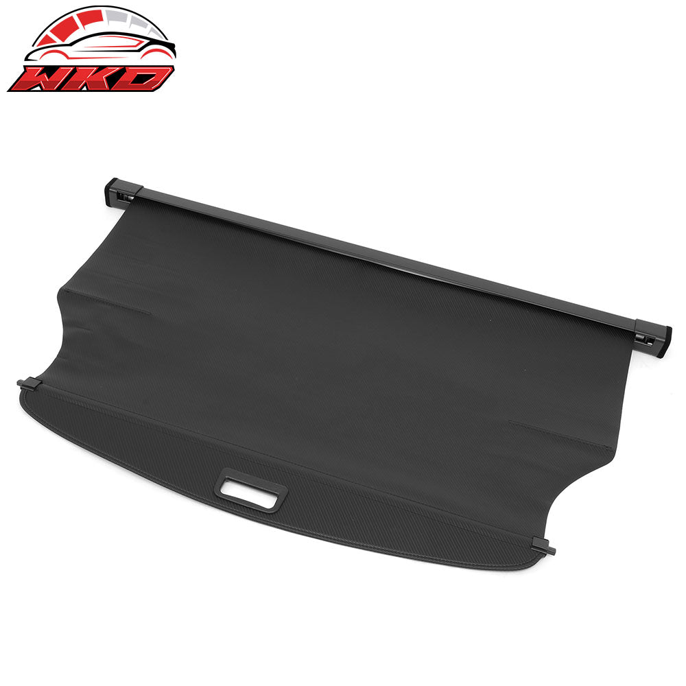 Fits 22-25 Kia EV6 Retractable Rear Trunk Cargo Cover Shade Carbon Fiber Print