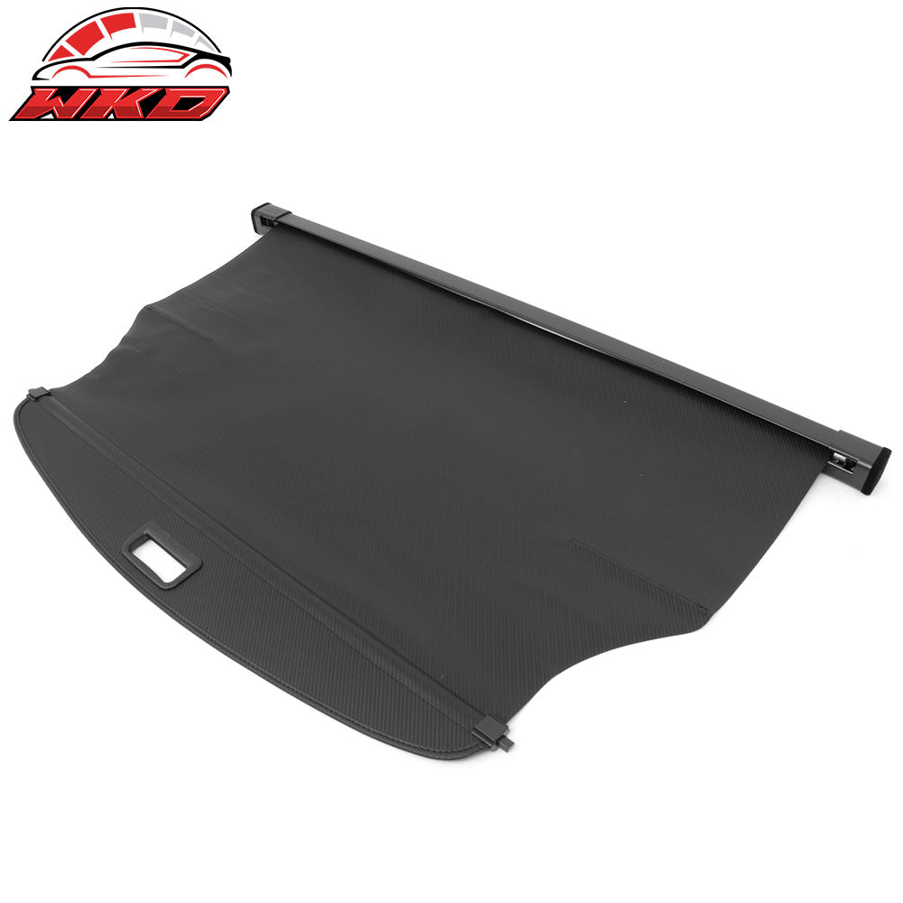 Fits 22-25 Kia EV6 Retractable Rear Trunk Cargo Cover Shade Carbon Fiber Print