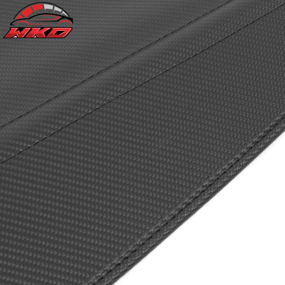 Fits 22-25 Kia EV6 Retractable Rear Trunk Cargo Cover Shade Carbon Fiber Print