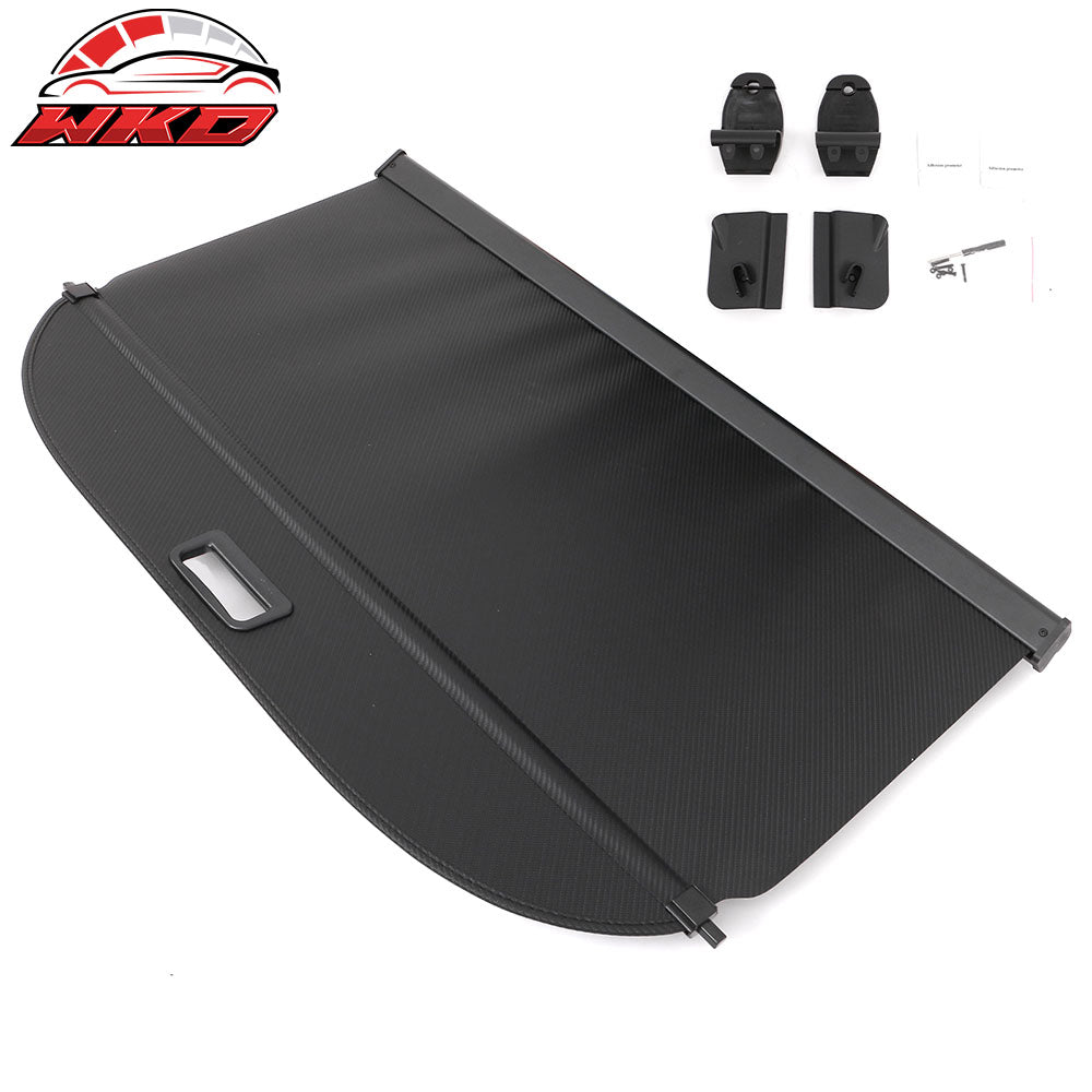Fits 24-26 Buick Envista Carbon Fiber Print Retractable Rear Trunk Cargo Cover