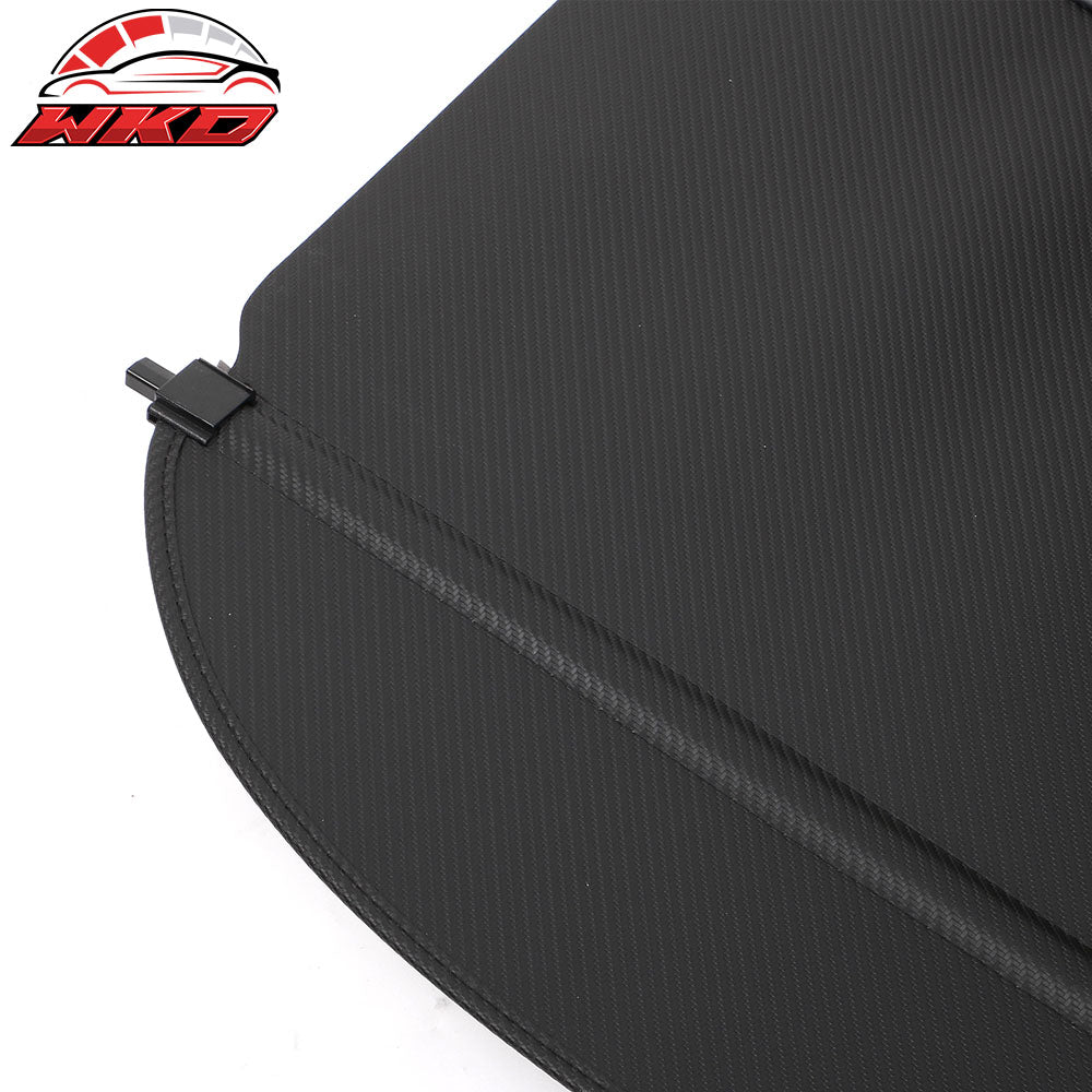 Fits 24-26 Buick Envista Carbon Fiber Print Retractable Rear Trunk Cargo Cover