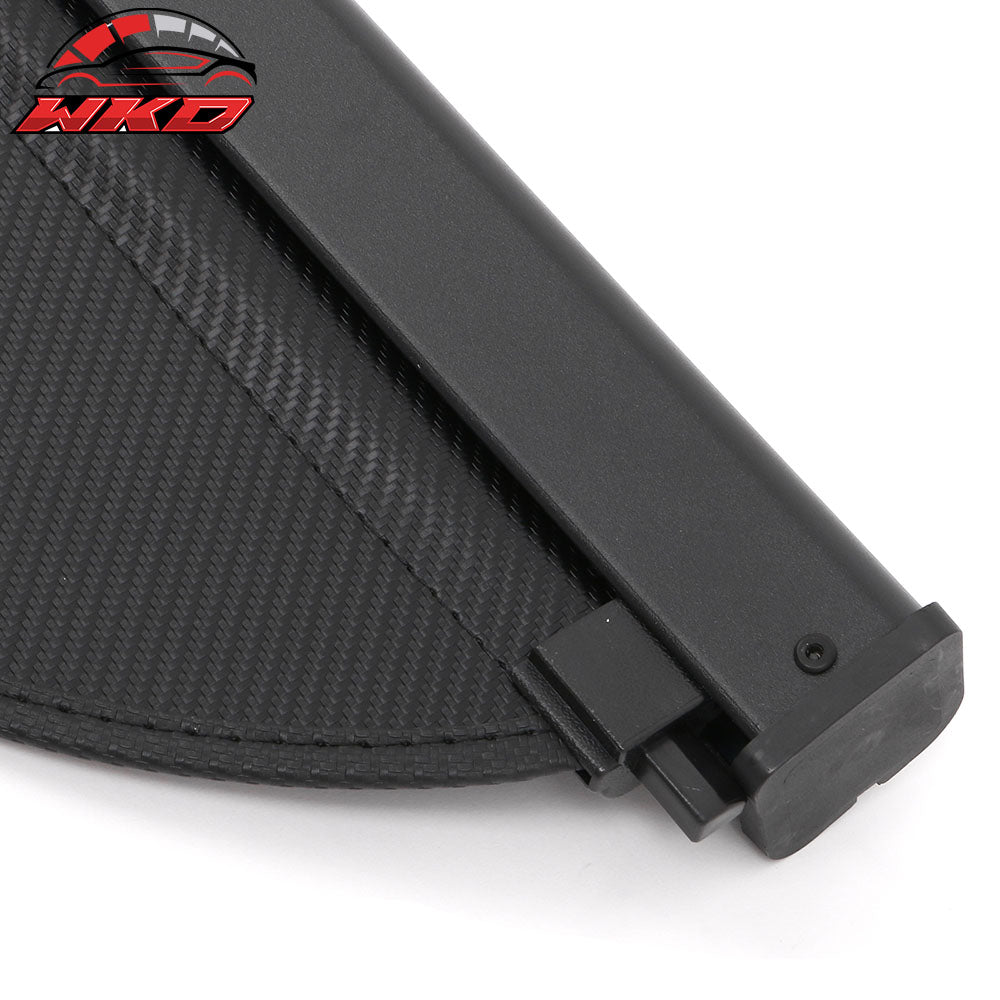 Fits 24-26 Buick Envista Carbon Fiber Print Retractable Rear Trunk Cargo Cover