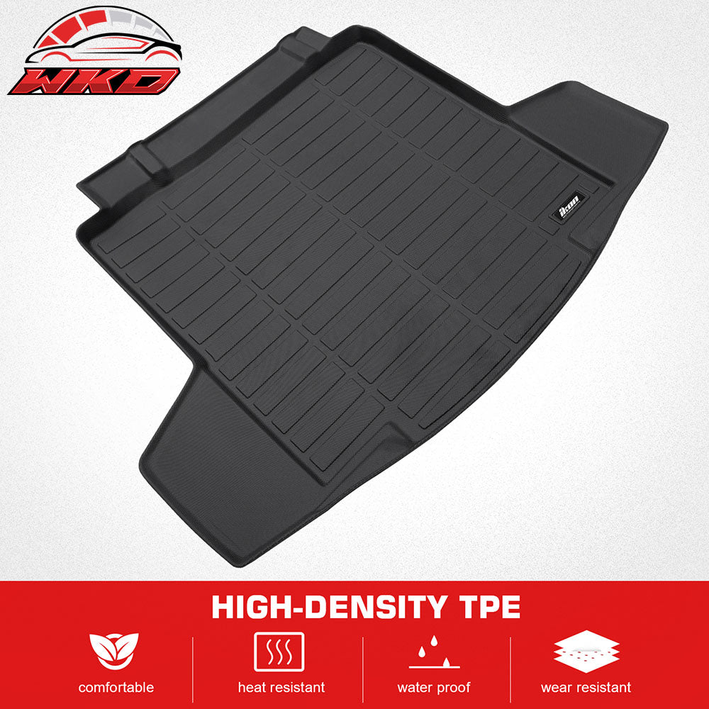 Fits 16-25 Chevrolet Malibu Heavy Duty Rear Trunk Mat 3D Molded Liner Pad - TPE