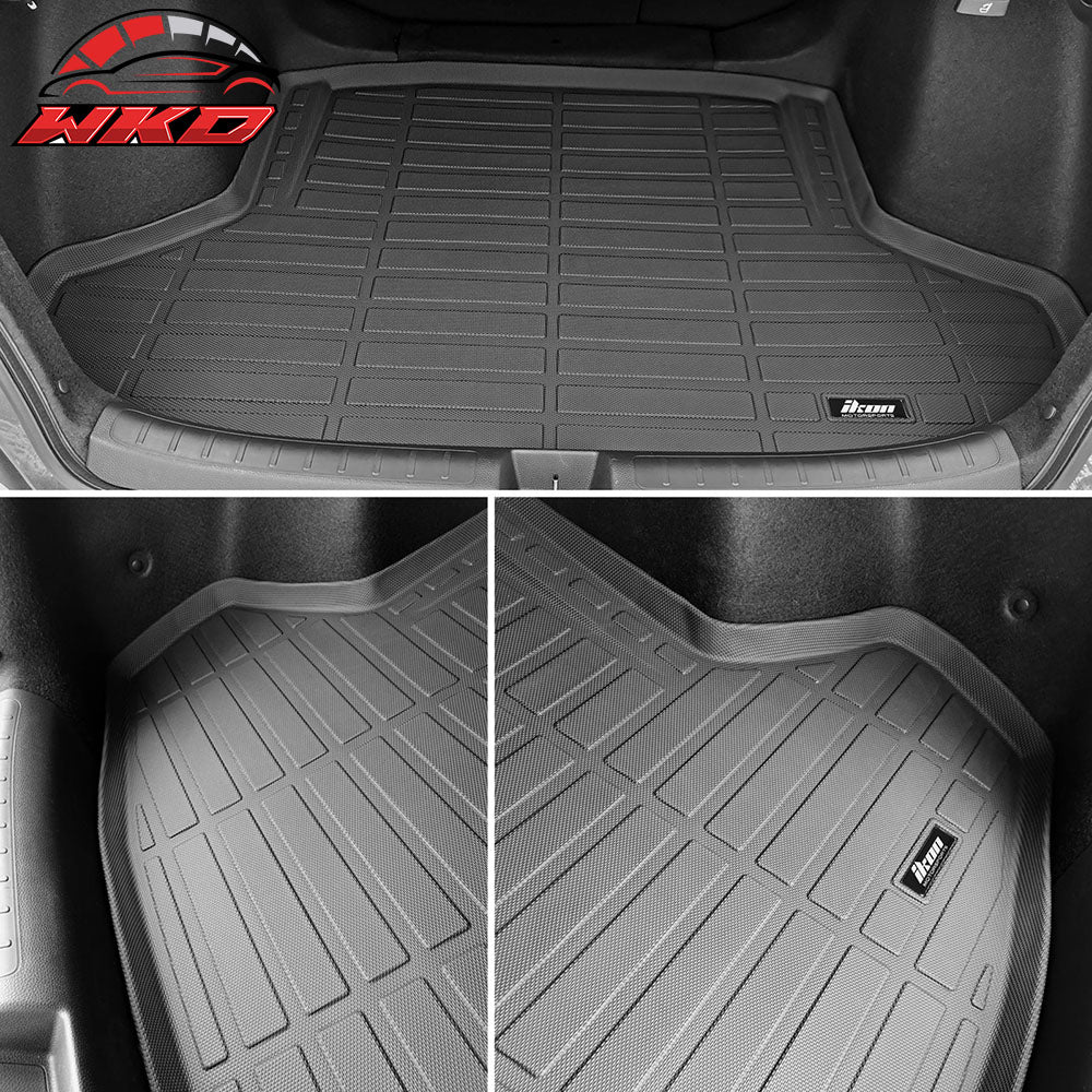 Fits 22-26 Honda Civic All Weather 3D Molded Rear Trunk Mat Boot Cargo Liner TPE
