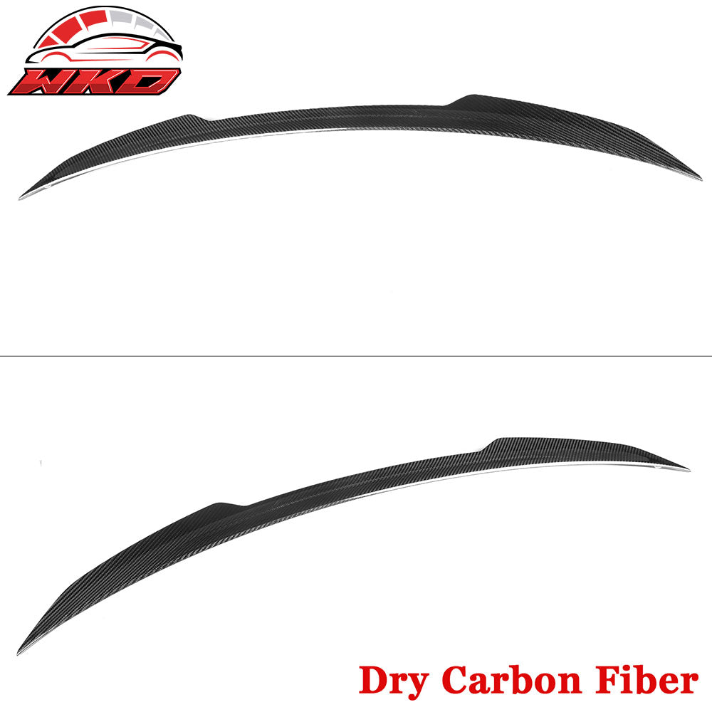 Dry Carbon Fiber Fits 22-25 Benz W206 C-Class Sedan X Style Rear Trunk Spoiler