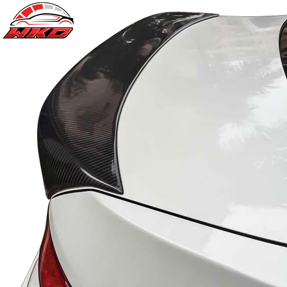 Fits 11-16 BMW 5 Series F10 & M5 HM Style Rear Trunk Spoiler Matte Carbon Fiber