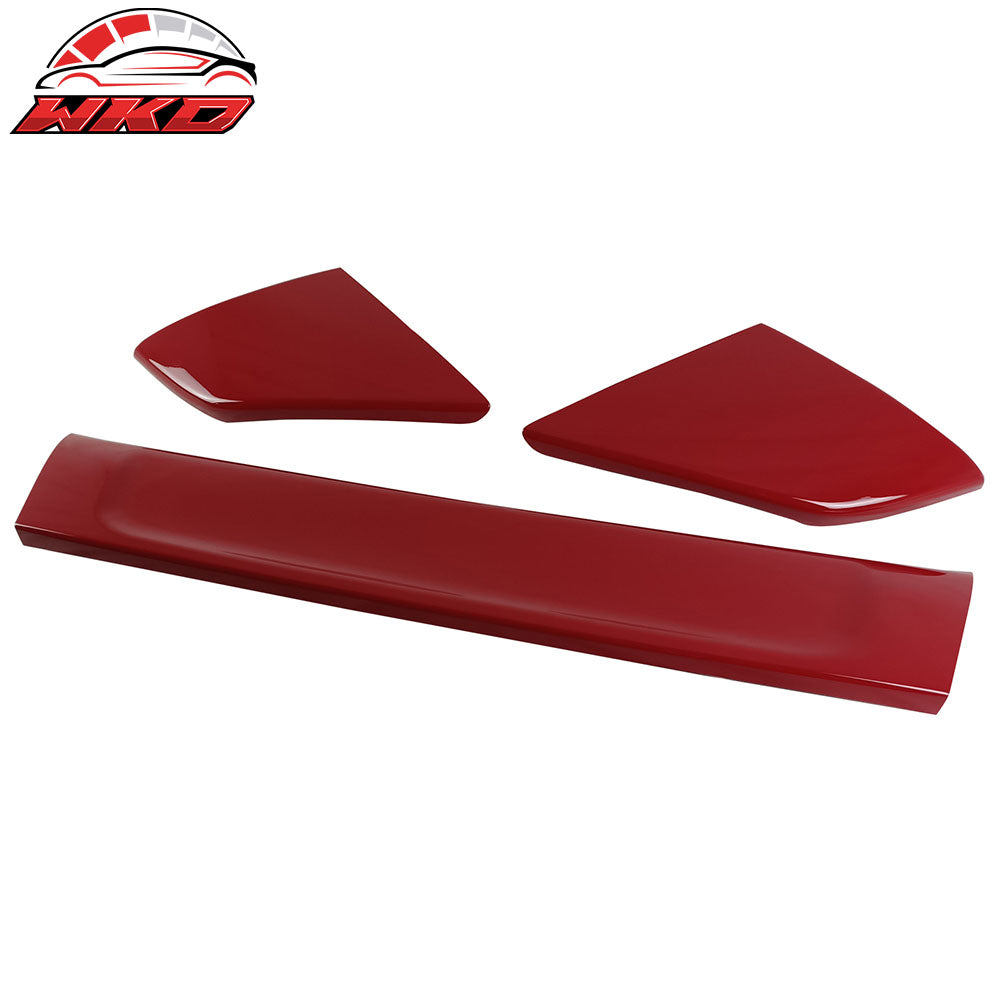 Fits 02-06 Acura RSX TR Style Rear Trunk Spoiler Painted #R522P Redondo Red 3PCS