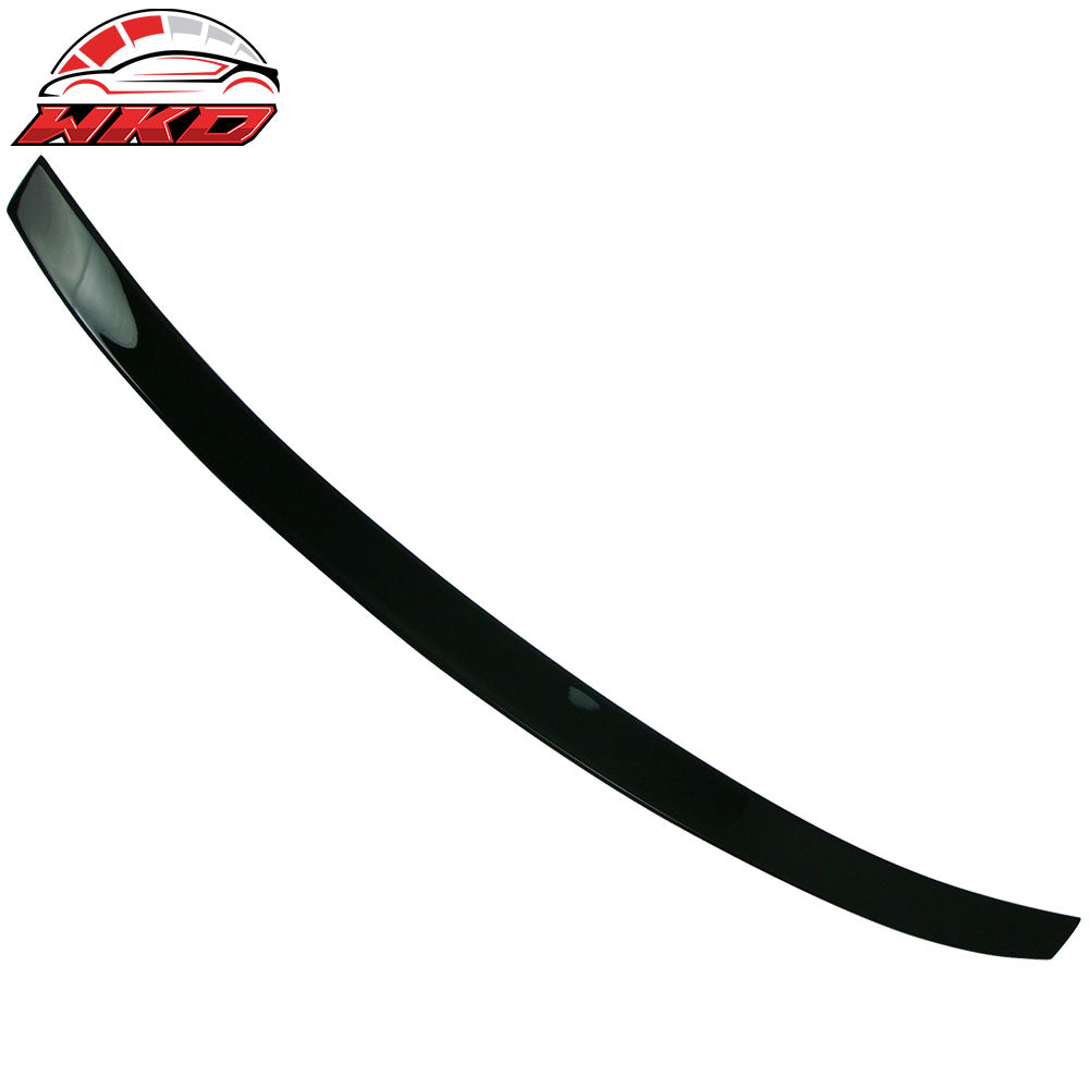 Fits 09-14 Audi A4 Quattro ABT Style Rear Trunk Spoiler Wing Painted #LZ9Y Black