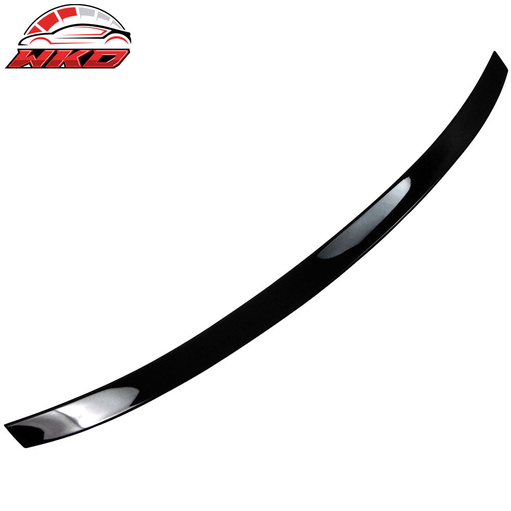 Fits 09-14 Audi A4 Quattro ABT Style Rear Trunk Spoiler Wing Painted #LZ9Y Black
