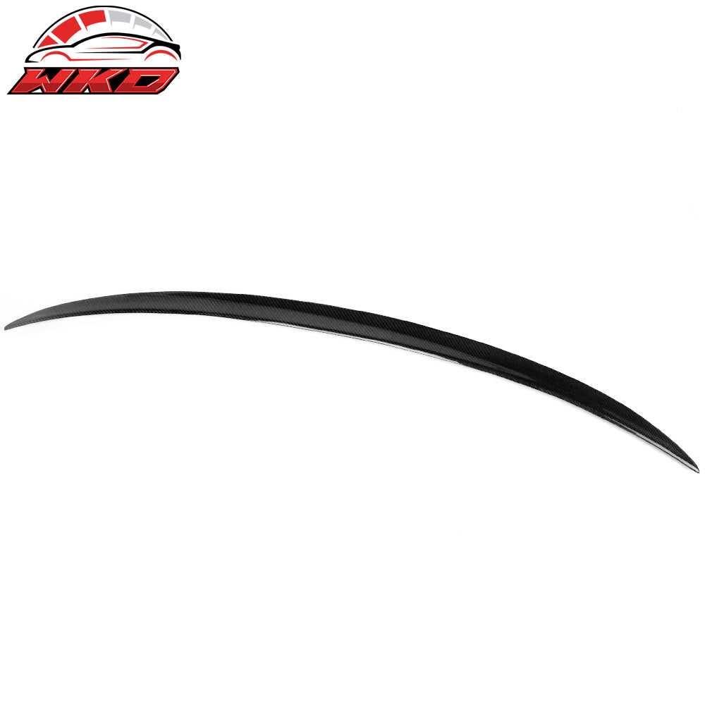 Fits 19-26 BMW 3-Series G20 G80 M3 M Style Rear Trunk Spoiler Wing Carbon Fiber