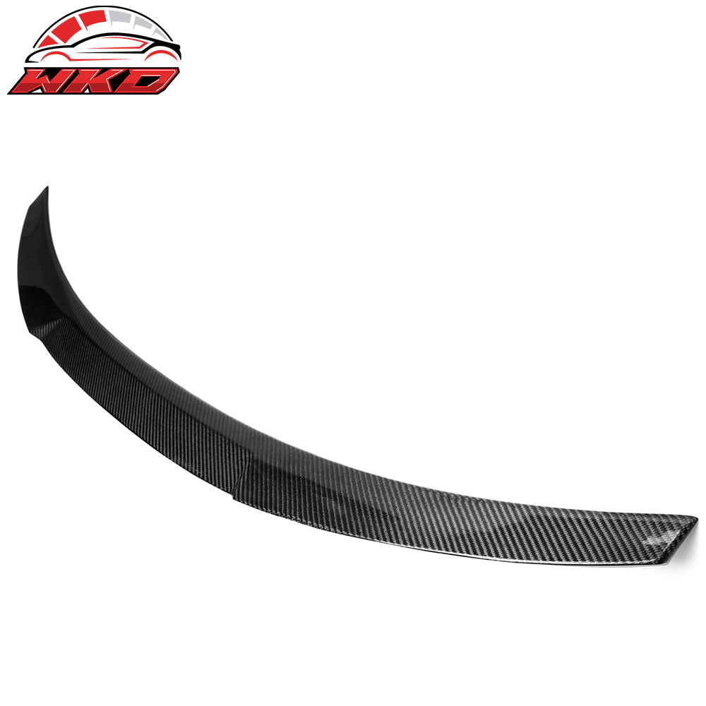 Fits 21-26 BMW M3 G80 M4 Style Rear Trunk Spoiler Wing Lid Carbon Fiber CF