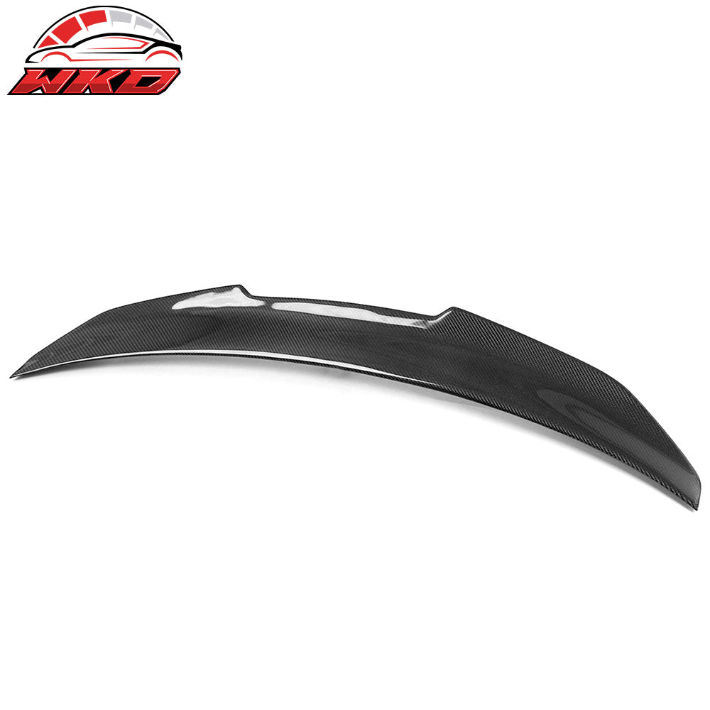 Fits 21-26 BMW G80 M3 PSM Style Rear Trunk Spoiler Wing Real Carbon Fiber