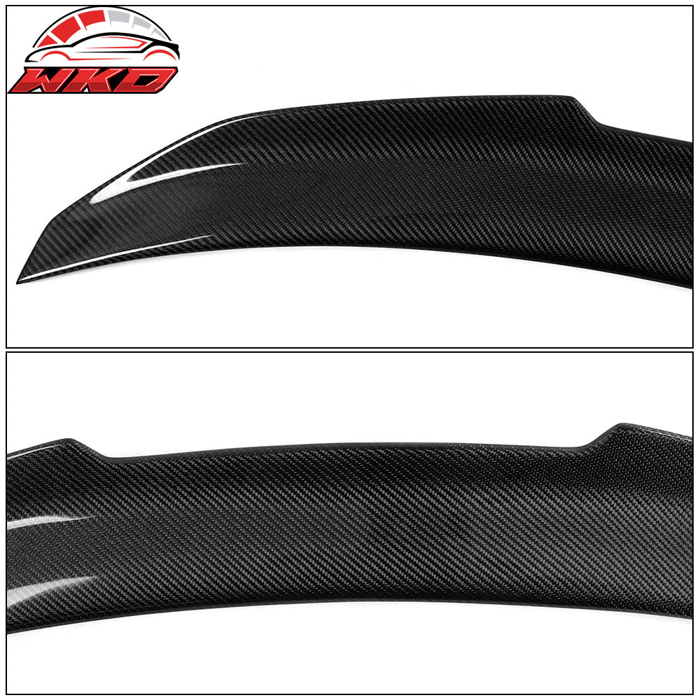 Fits 21-26 BMW G80 M3 PSM Style Rear Trunk Spoiler Wing Real Carbon Fiber