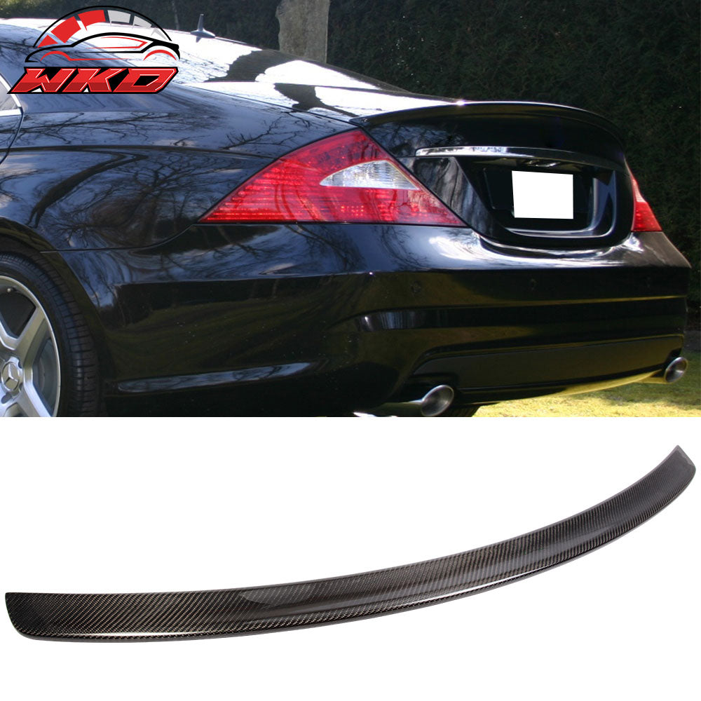 Fits 05-10 Benz W219 CLS-Class AMG Style Carbon Fiber Rear Trunk Spoiler Wing CF