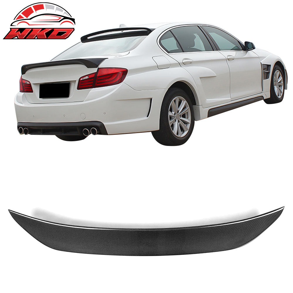 Fits 11-16 BMW F10 M5 HM Rear Trunk Spoiler Wing Carbon Fiber