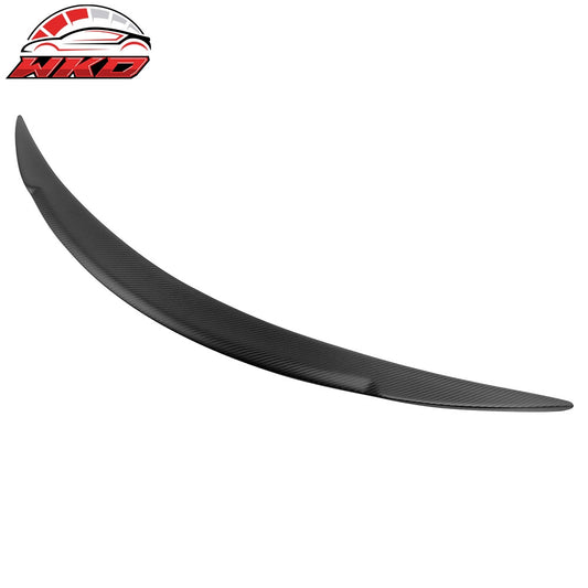 12-26 Tesla Model S V Style Rear Trunk Spoiler Wing Lip Matte Carbon Fiber | Wholesale