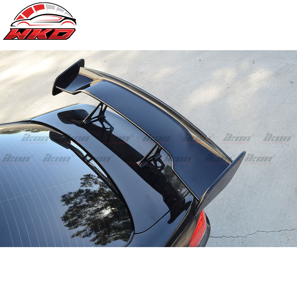 Universal 57" JDM GT Style Racing Rear Trunk Spoiler Wing Lip ABS Gloss Black