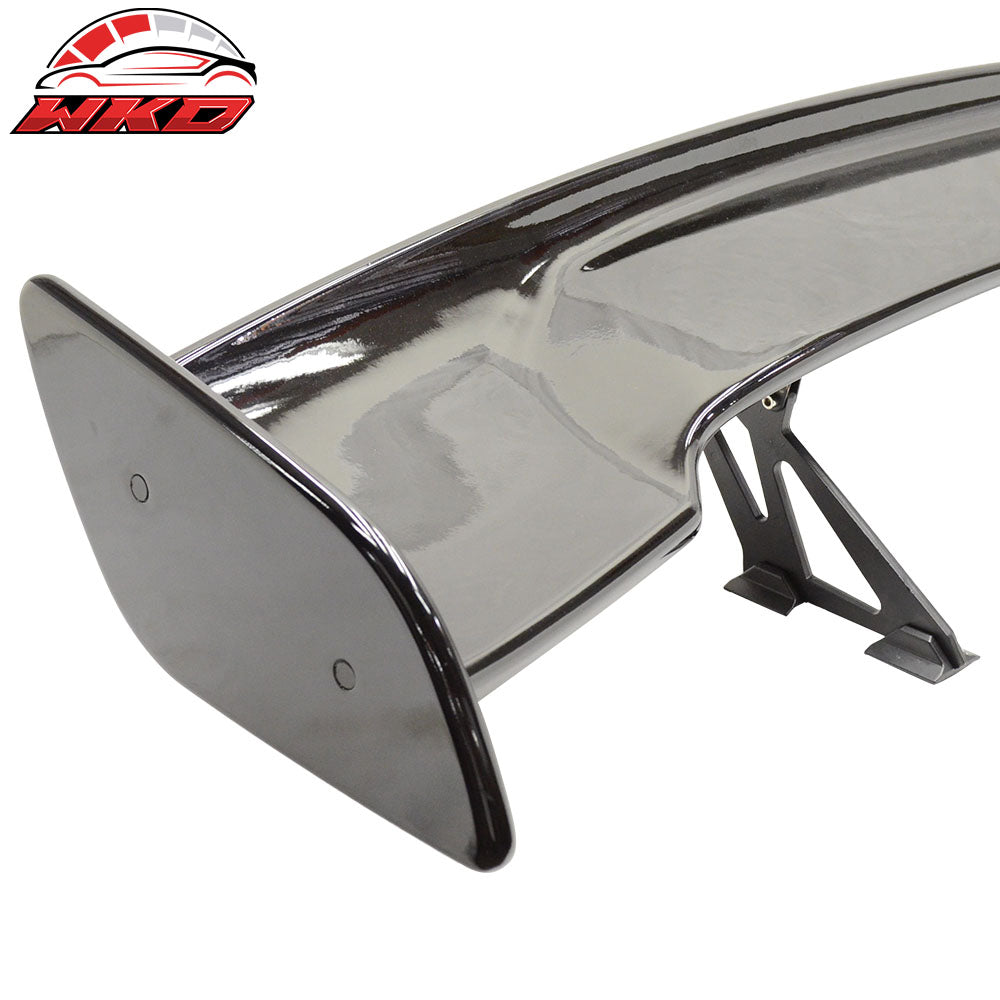 Universal 57" JDM GT Style Racing Rear Trunk Spoiler Wing Lip ABS Gloss Black