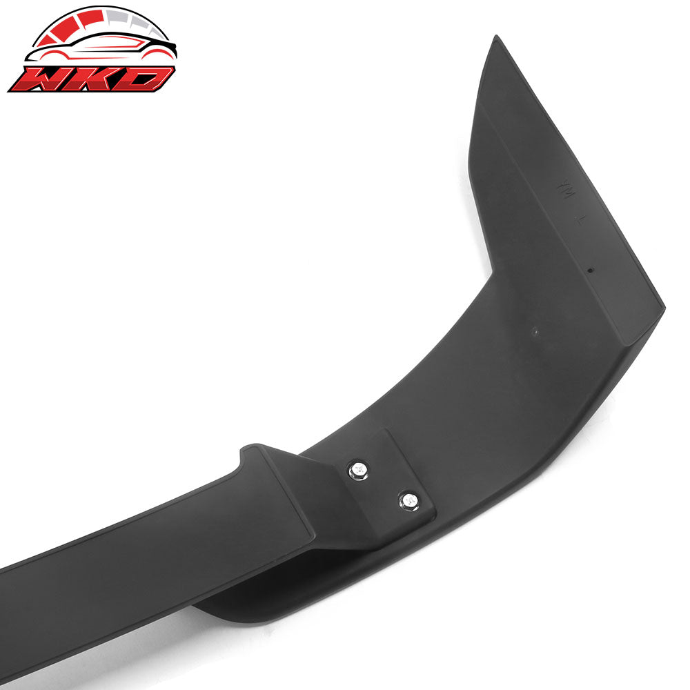 Fits 21-25 Ford Mustang Mach-E 3PCS Rear Trunk Spoiler Wing Lip ABS Matte Black