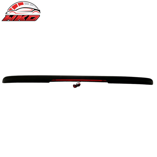 13-19 Nissan Sentra Rear Trunk Spoiler Wing Lip ABS & LED Light Matte Black | Wholesale