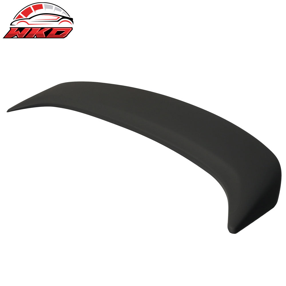 Fits 13-19 Nissan Sentra Rear Trunk Spoiler Wing Lip ABS & LED Light Matte Black