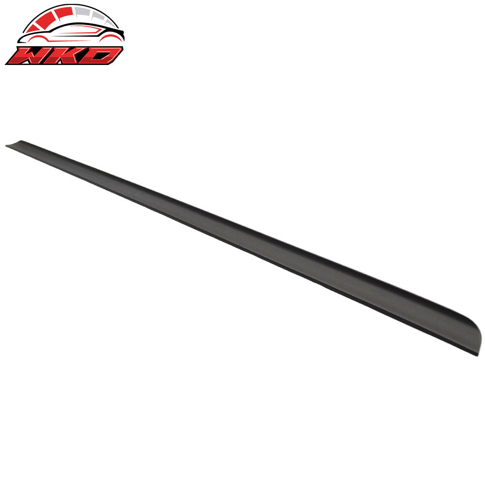 Fits 84-86 BMW 5 Series E30 Unpainted Black Rear Trunk Spoiler Wing - PUF